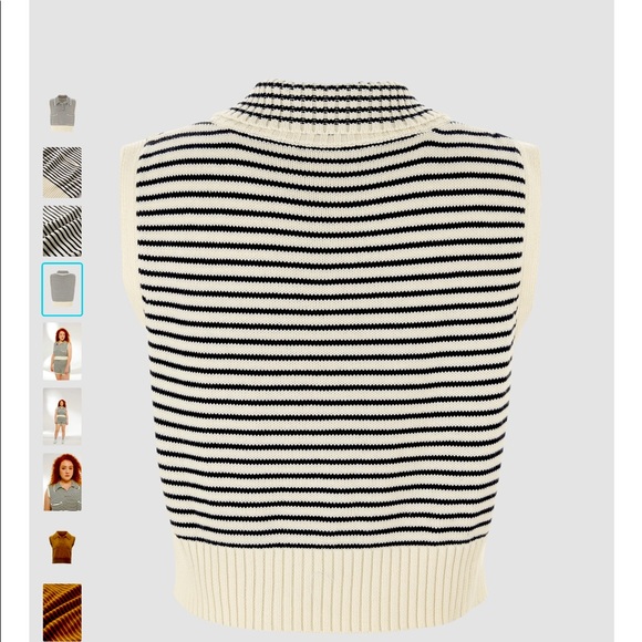 SOLD Cropped sweater top - Picture 2 of 5